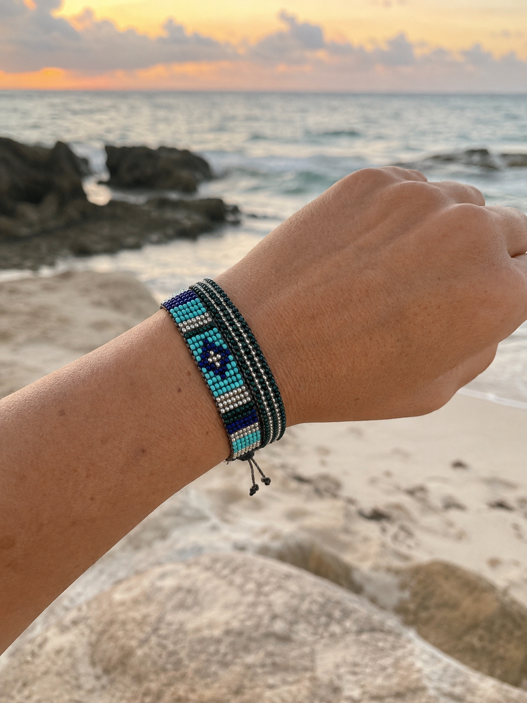 Shanga Beaded Bracelet - 5 rows