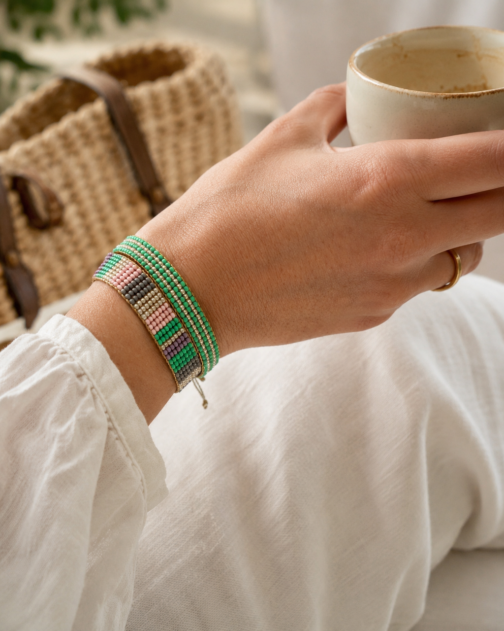 Shanga Beaded Bracelet - 5 rows