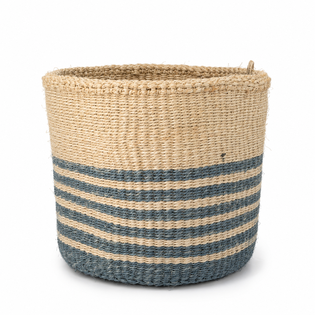 Asante Sisal Basket – Medium - Striped