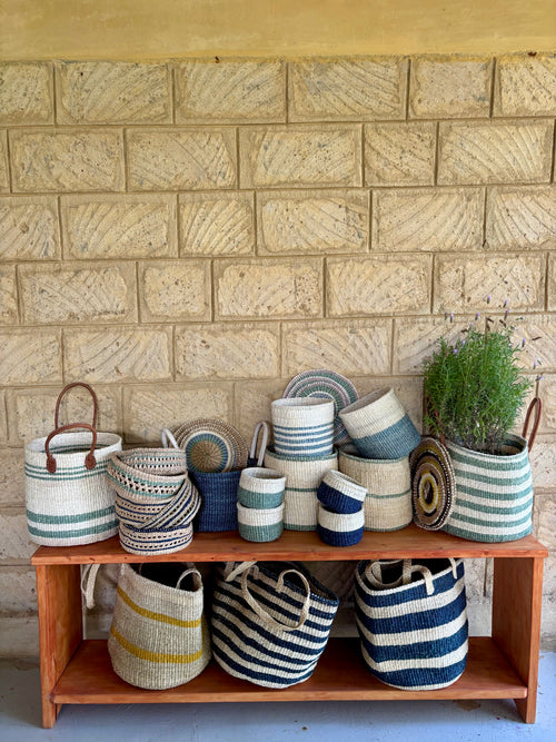 Asante Basket - Navy Blue
